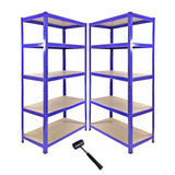 Monster Racking Sparangebot 1 x T-Rax 90cm Eckregal + 2 x T-Rax 90cm in Blau