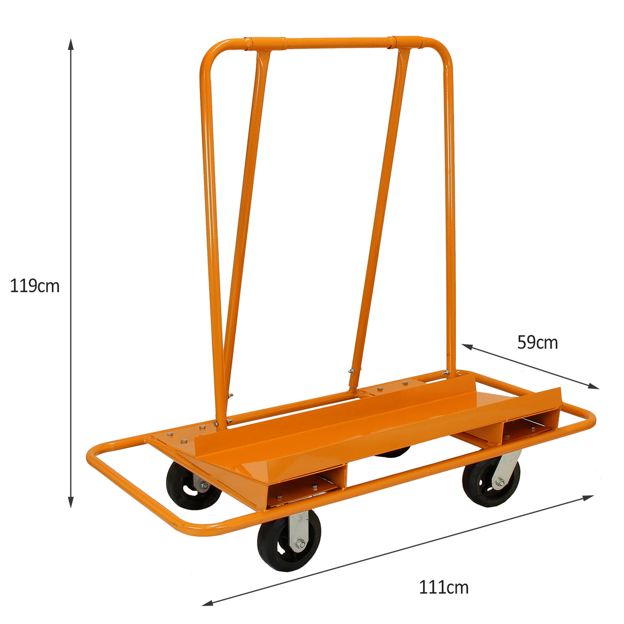 Monster Racking Gipskartonplatten Transportwagen 1000kg