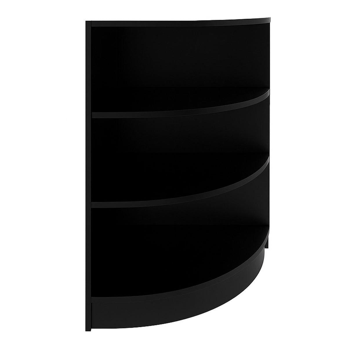 LM60 Ladentheke für Ecken – Schwarz
