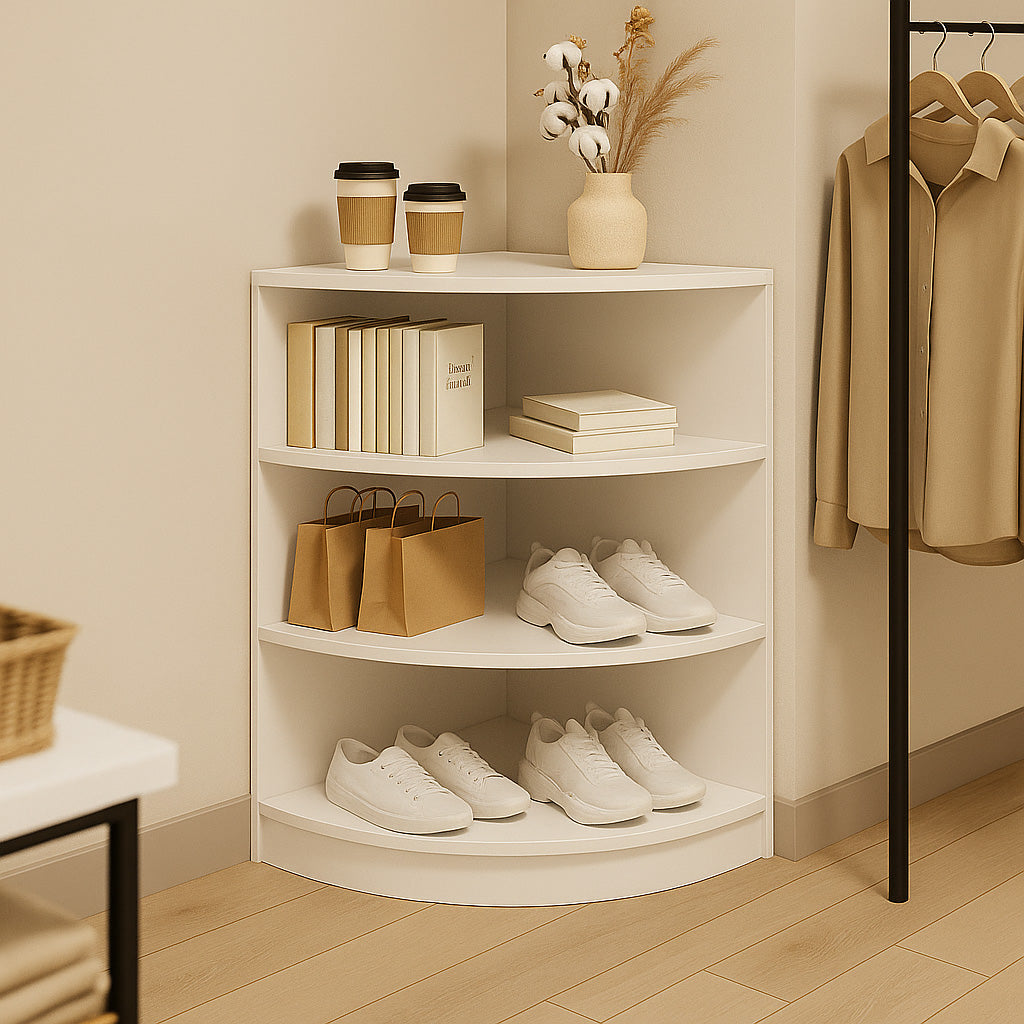 LM60 Ladentheke für Ecken – Weiß