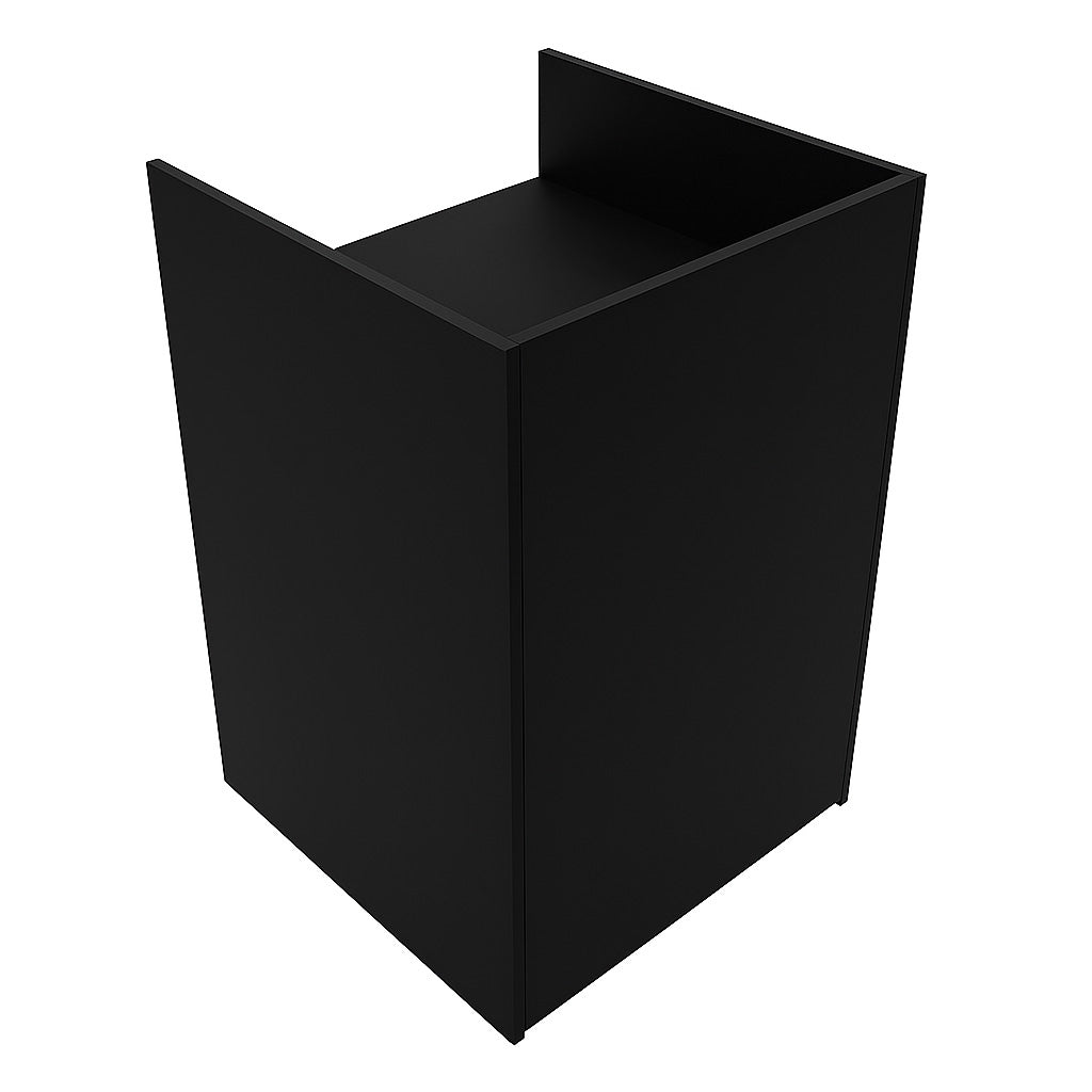 TB60 Ladentheke mit Kassenblock – Schwarz