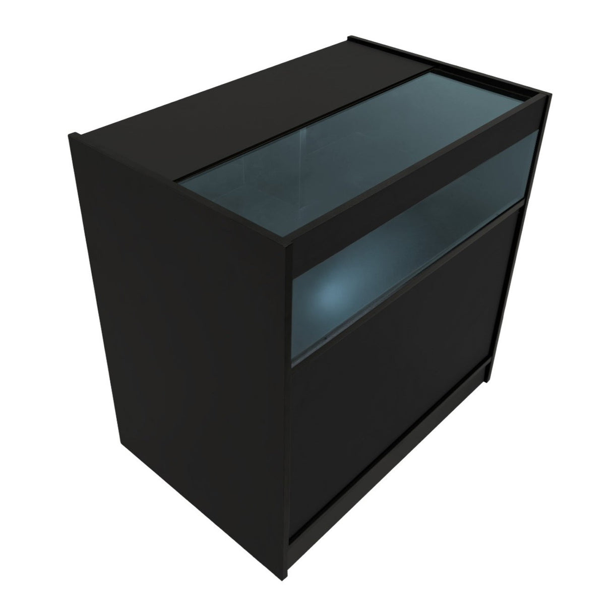 B900 LED-Ladentheke – Schwarz
