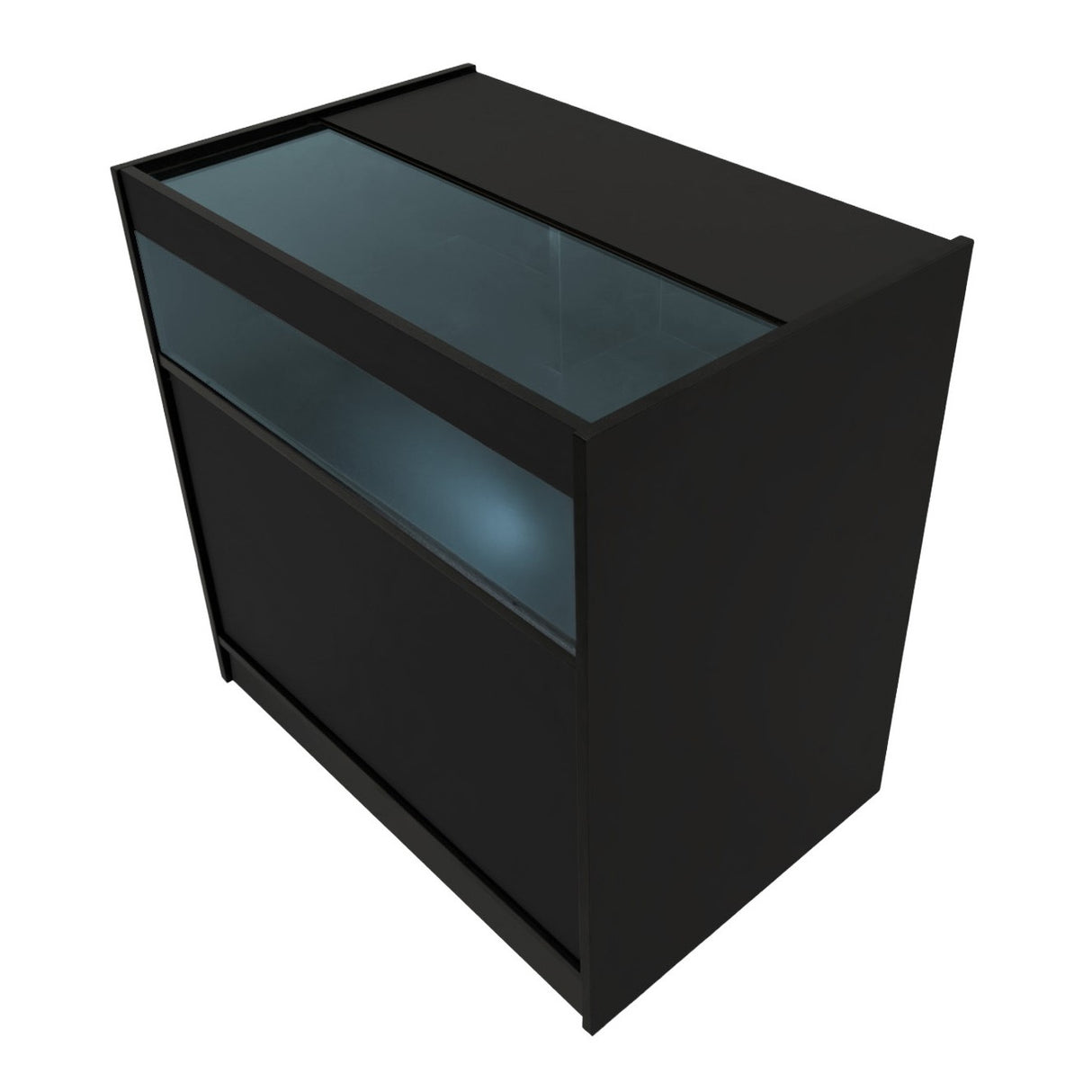 B900 LED-Ladentheke – Schwarz