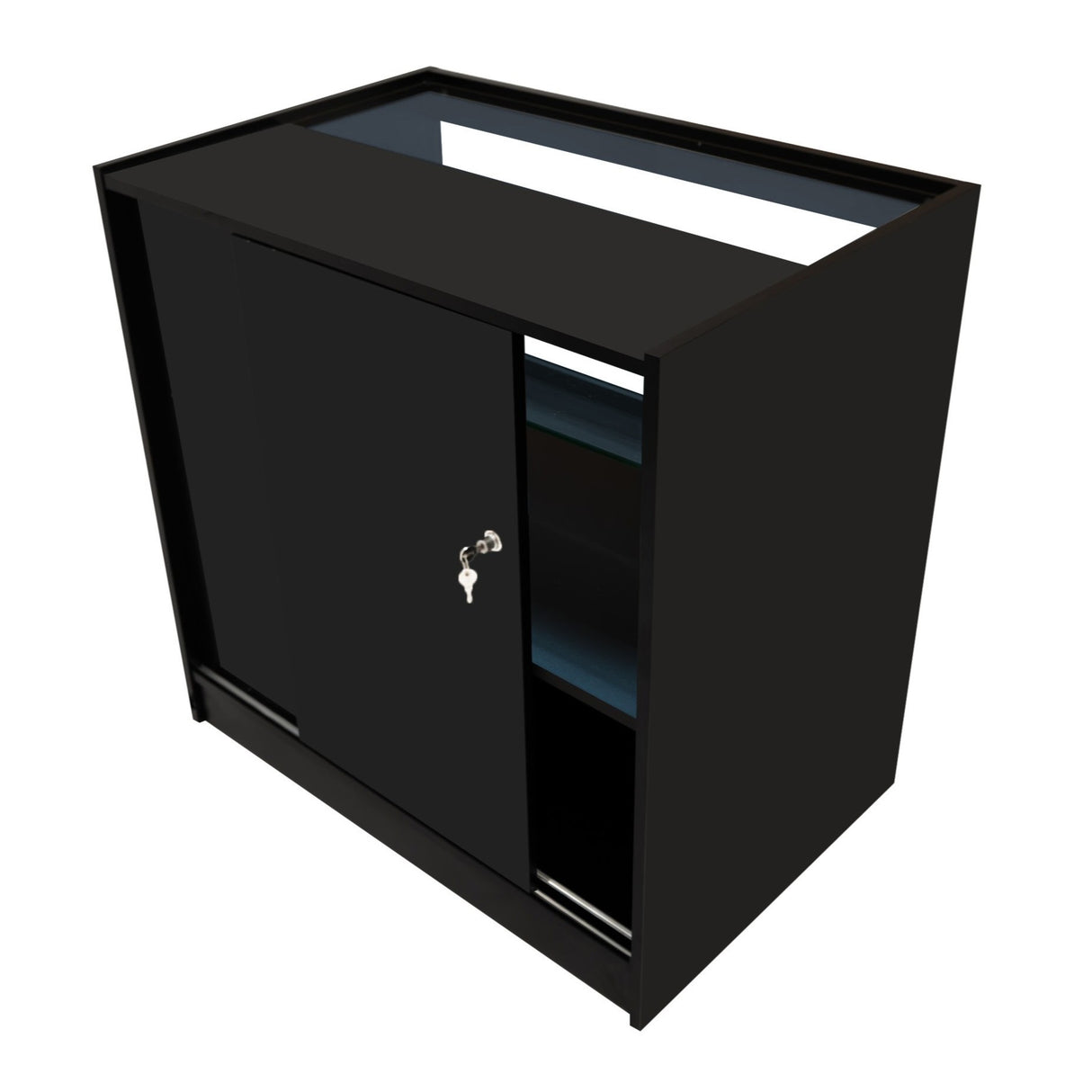 C900 LED-Ladentheke – Schwarz
