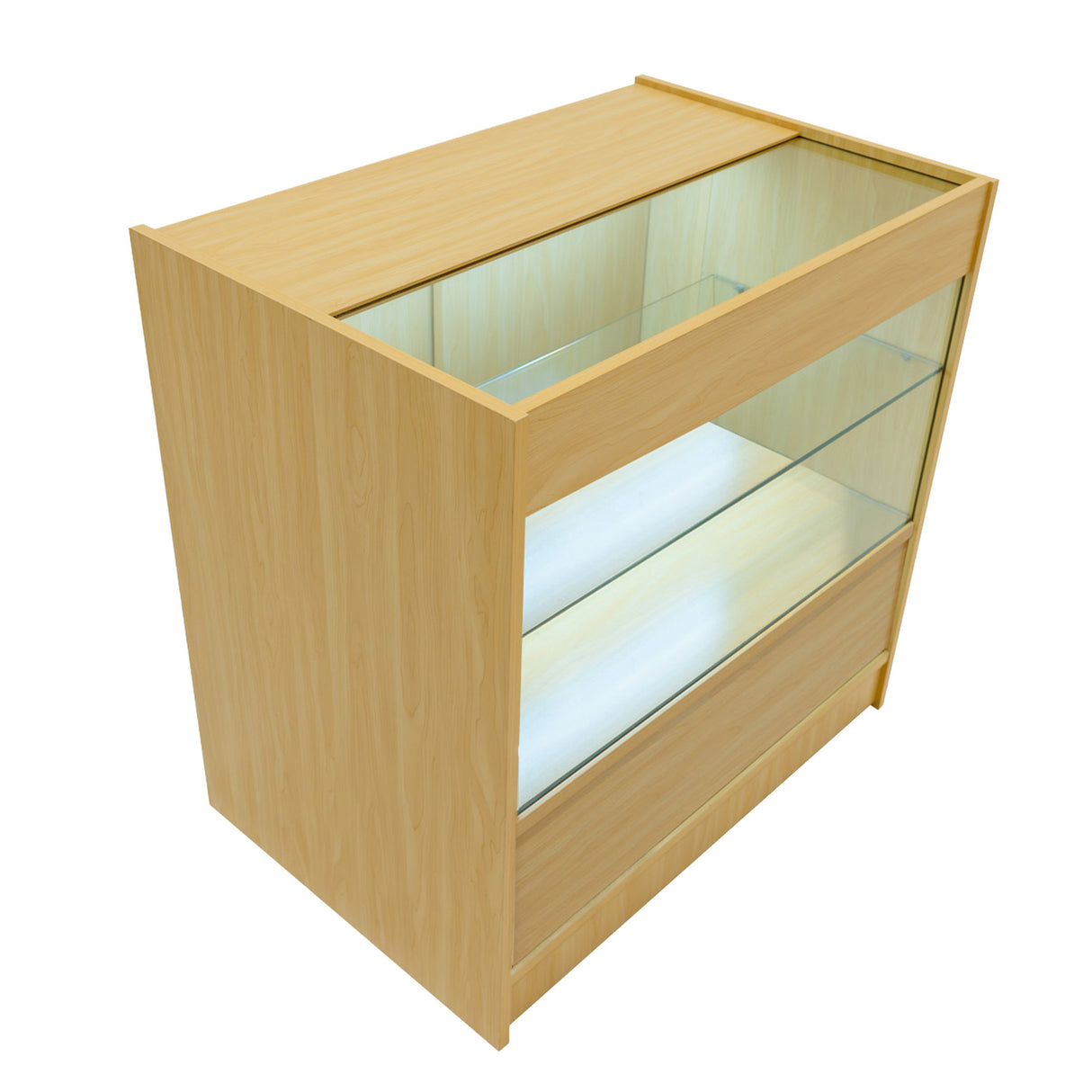C900 LED-Ladentheke – Ahorn