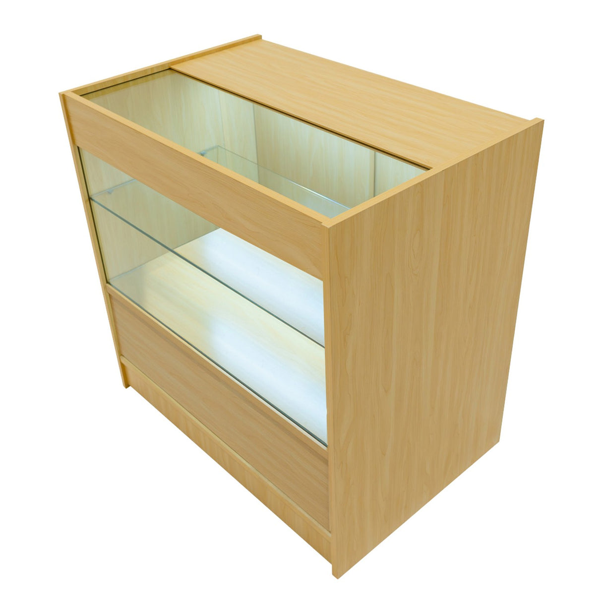 C900 LED-Ladentheke – Ahorn