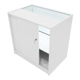 C900 LED-Ladentheke – Weiß