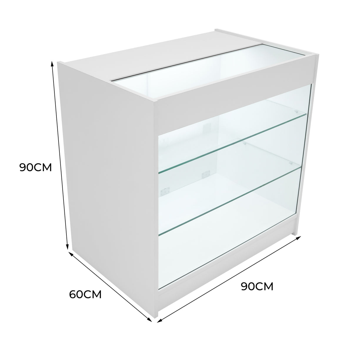K900 LED-Ladentheke – Weiß