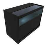 B1200 LED-Ladentheke – Schwarz