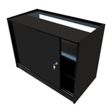 B1200 LED-Ladentheke – Schwarz