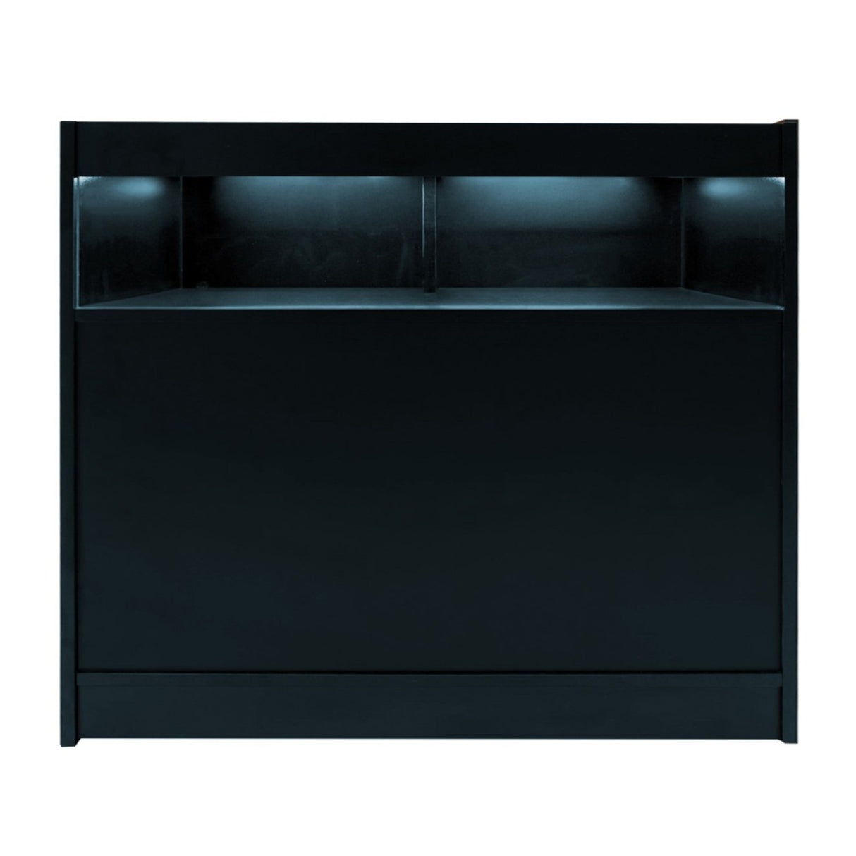 B1200 LED-Ladentheke – Schwarz