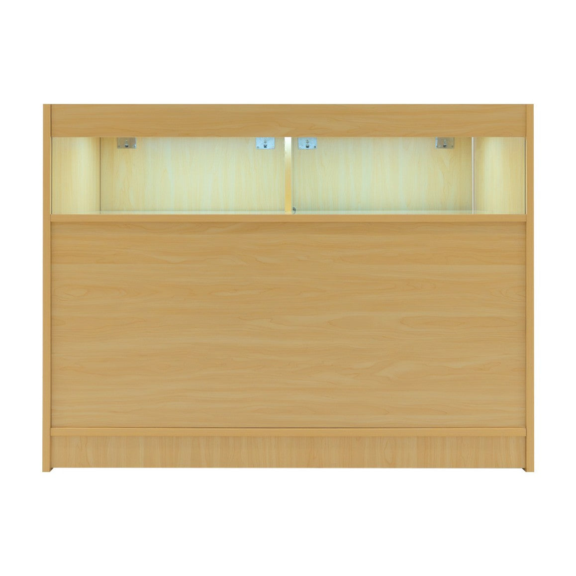 B1200 LED-Ladentheke – Ahorn