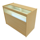 B1200 LED-Ladentheke – Ahorn