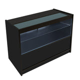 C1200 LED-Ladentheke – Schwarz