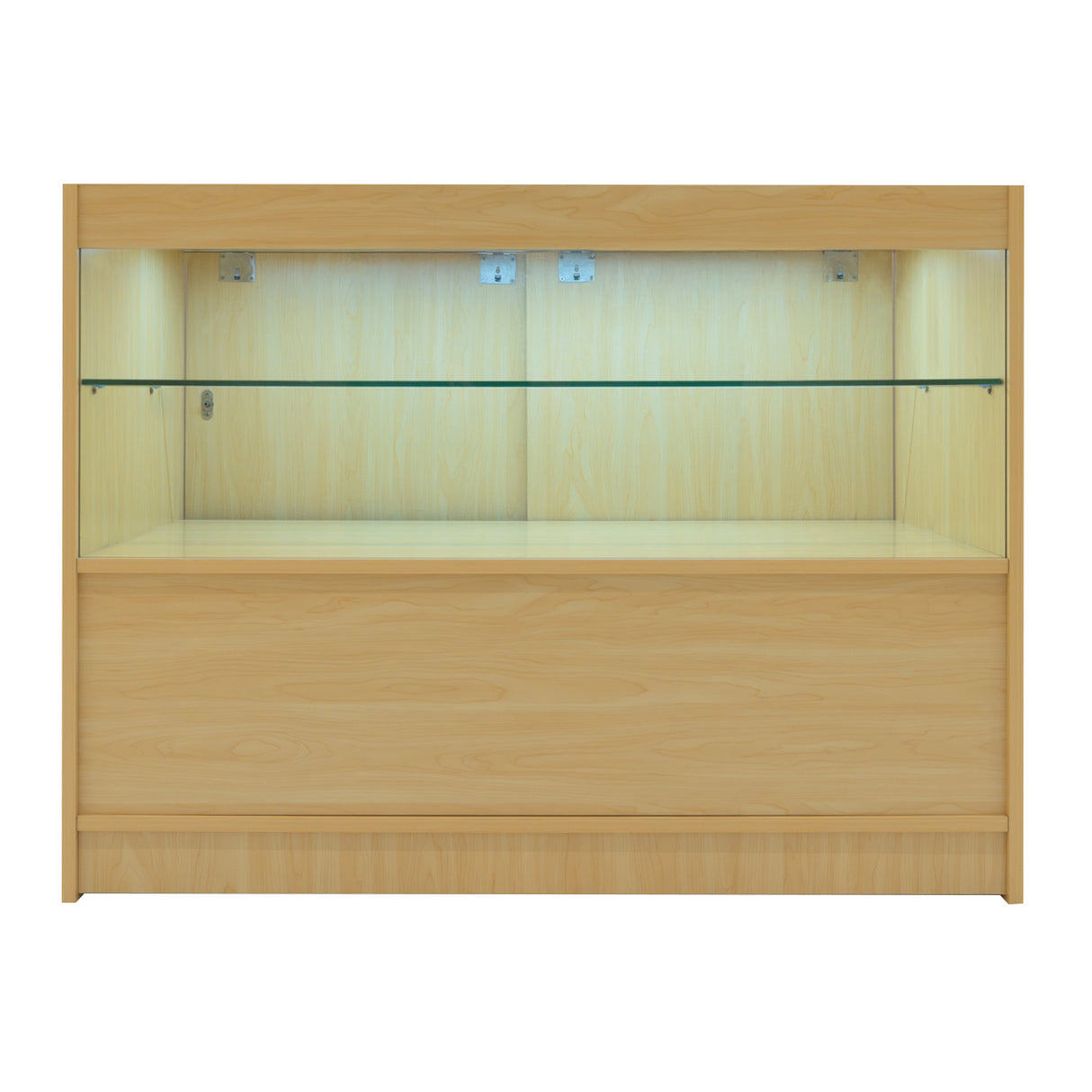 C1200 LED-Ladentheke – Ahorn