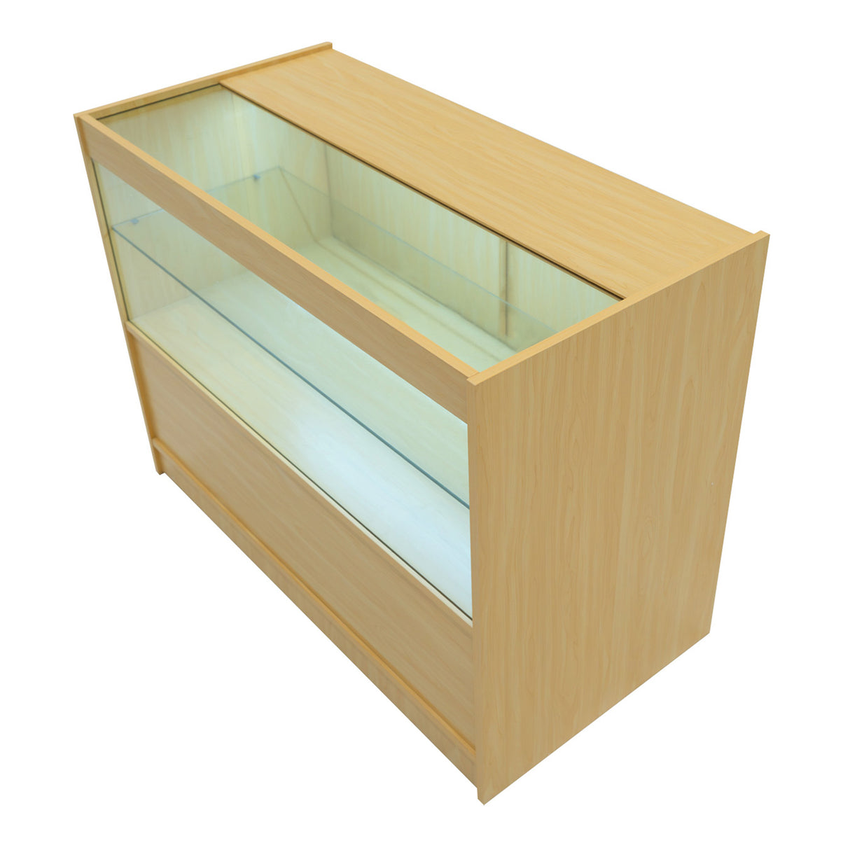 C1200 LED-Ladentheke – Ahorn