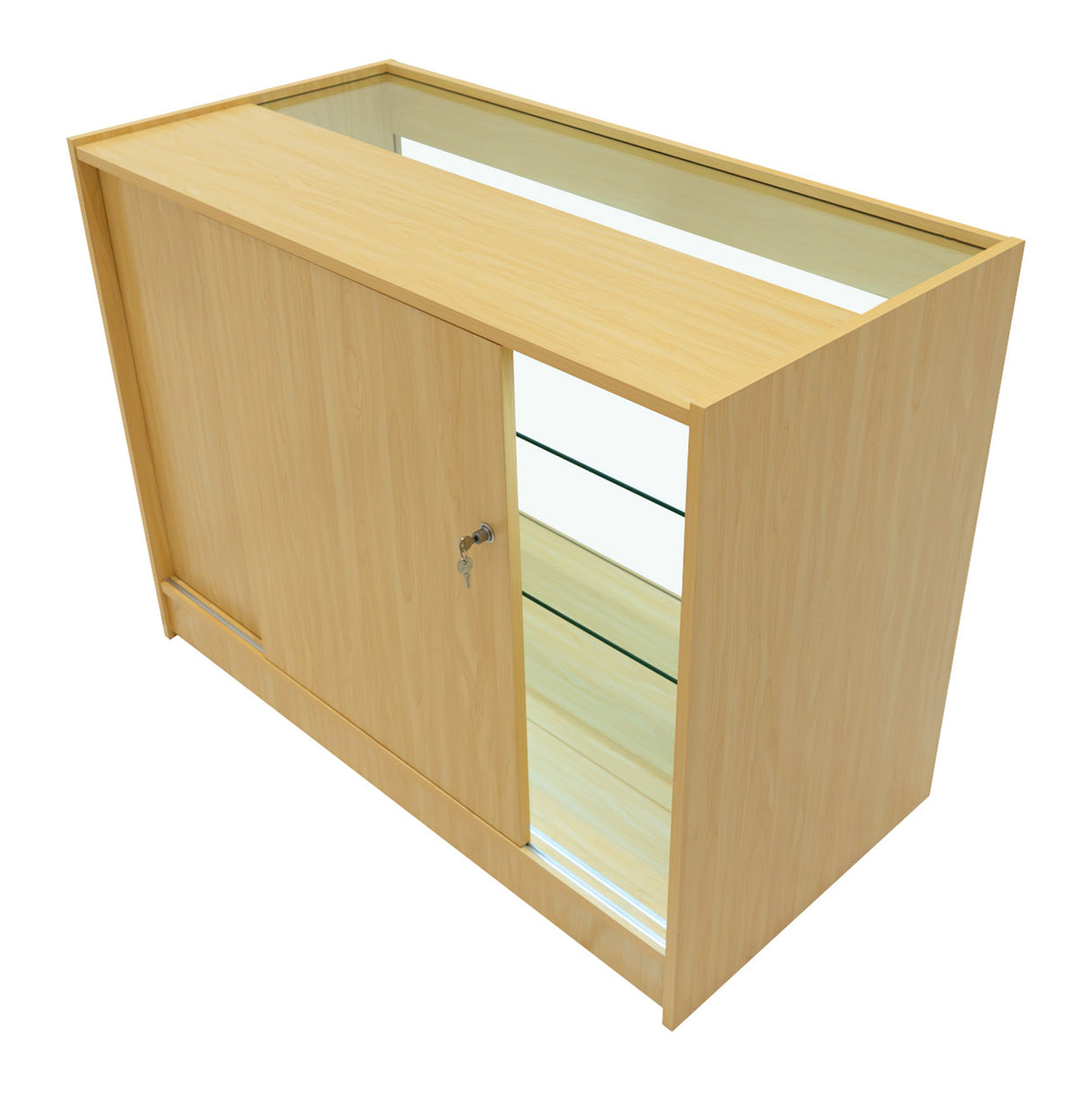 K1200 LED-Ladentheke – Ahorn