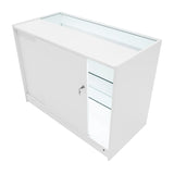 K1200 LED-Ladentheke – Weiß