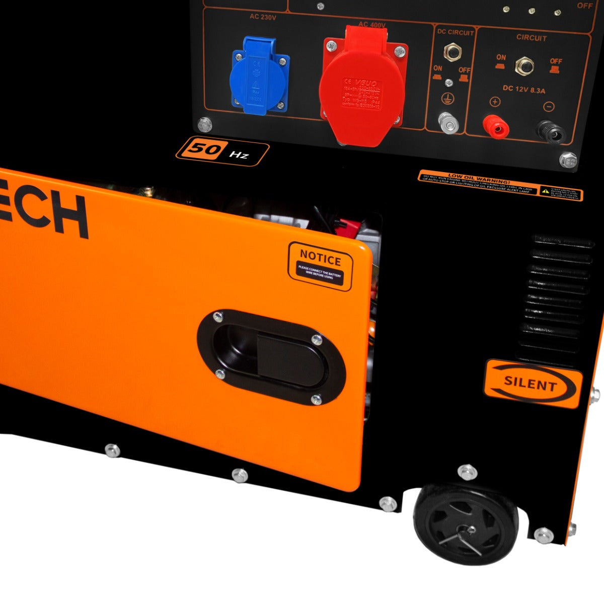 T-Mech Diesel Generator Stromerzeuger Dreiphasig 400V - Geräuschlos