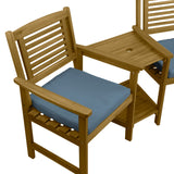 Loveseat Gartenbank mit Kissen