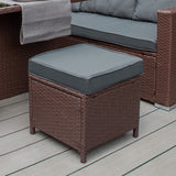 Polyrattan Gartenmöbel Set - Braun