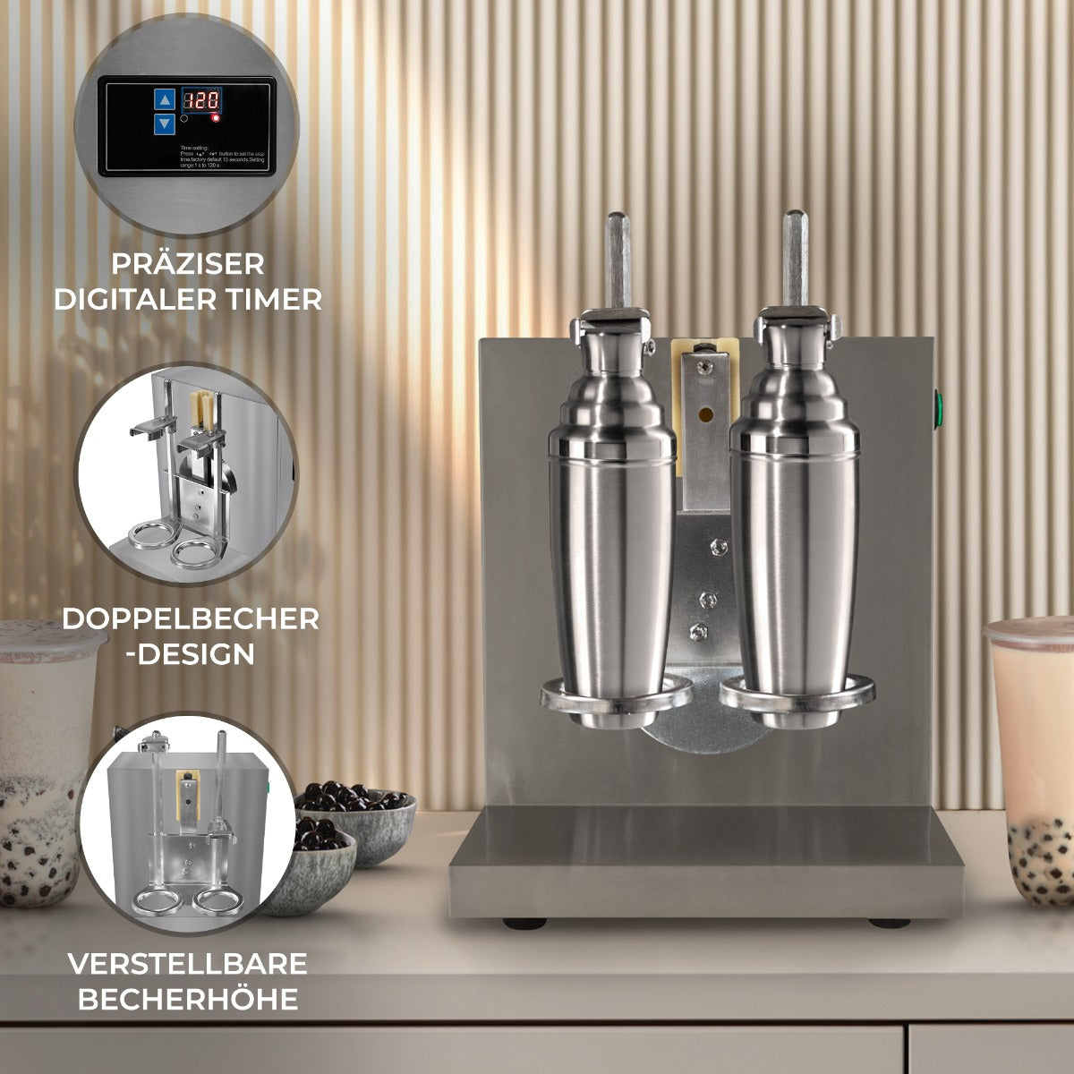 Automatischer Bubble-Tea-Shaker