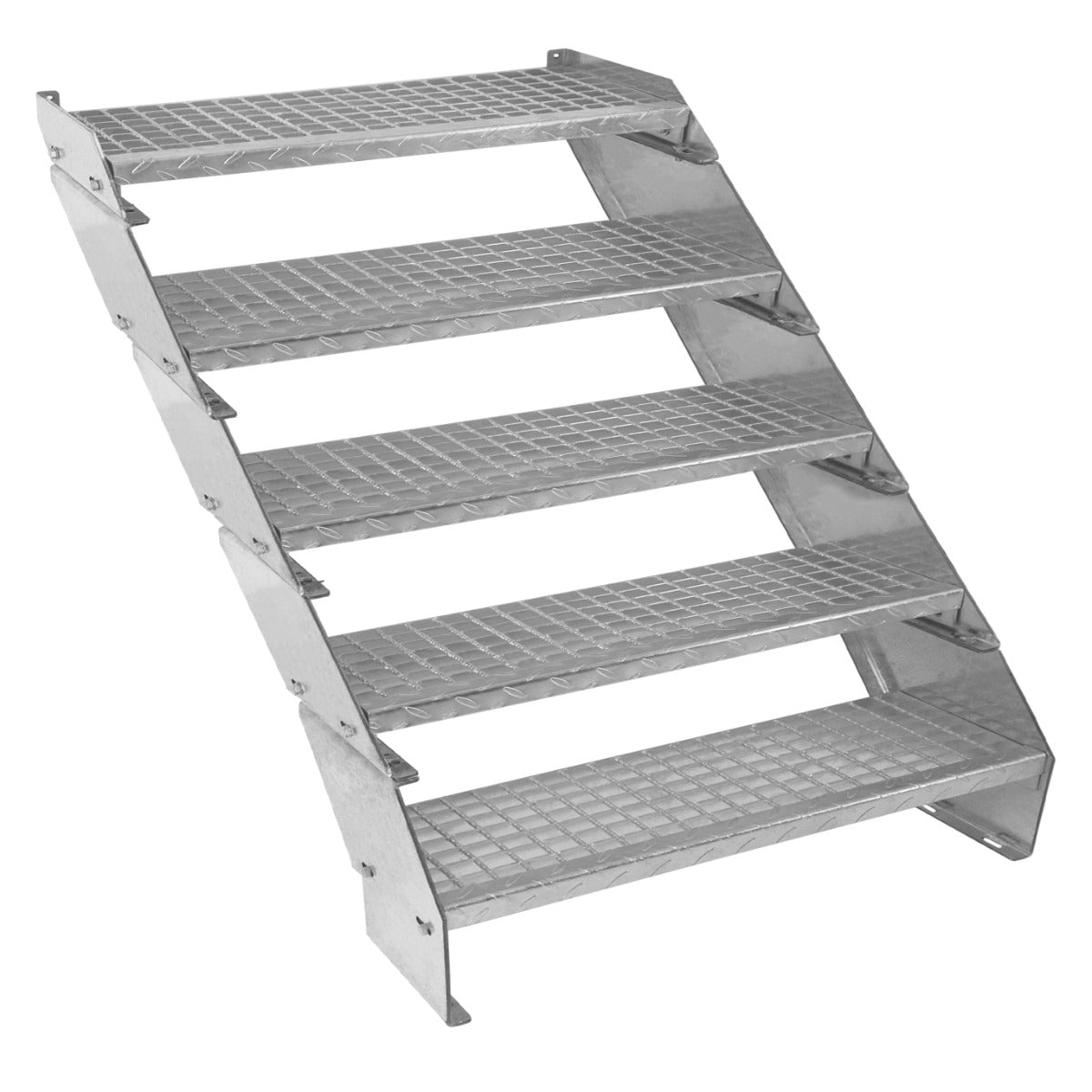 Verstellbare Fünfteilige Verzinkter Stahl Treppe – 900mm breit
