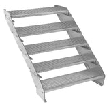 Verstellbare Fünfteilige Verzinkter Stahl Treppe – 900mm breit