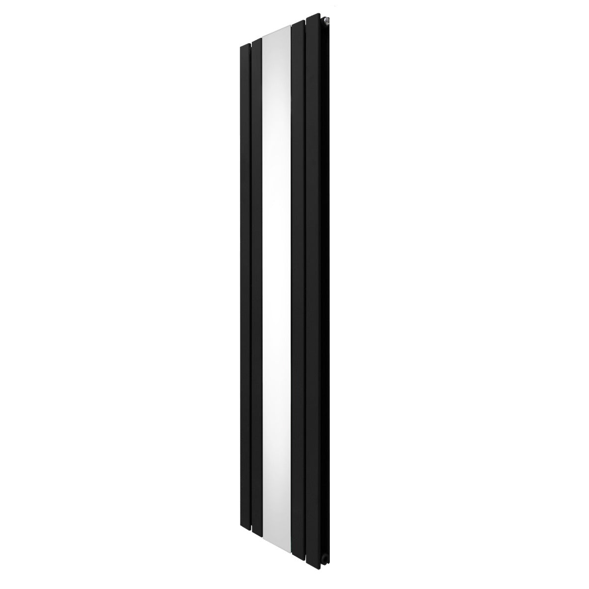Heizkörper mit Spiegel - 1800mm x 425mm - Schwarz