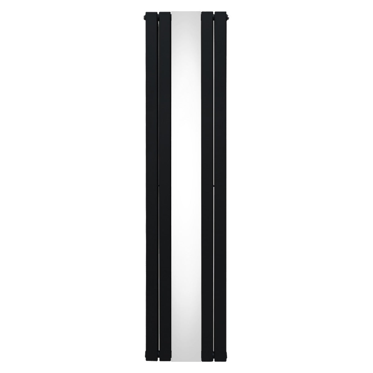 Heizkörper mit Spiegel - 1800mm x 425mm - Schwarz
