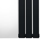Heizkörper mit Spiegel - 1800mm x 425mm - Schwarz