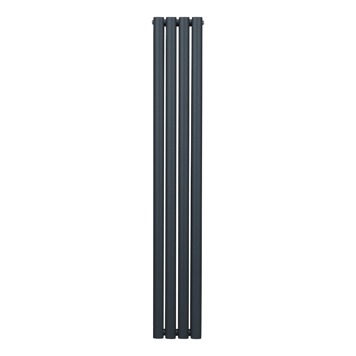 Oval Röhrenheizkörper - 1600mm x 240mm - Anthrazitgrau