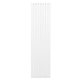 Oval Röhrenheizkörper - 1800mm x 480mm - Weiß