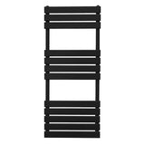 Flachheizkörper für Handtücher - 1200mm x 450mm - Schwarz