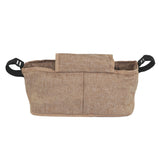 Haustierwagen Fronttasche – gewebtes Beige