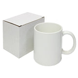 36 Weiße Sublimationsbecher mit Boxen und Heizbandrolle