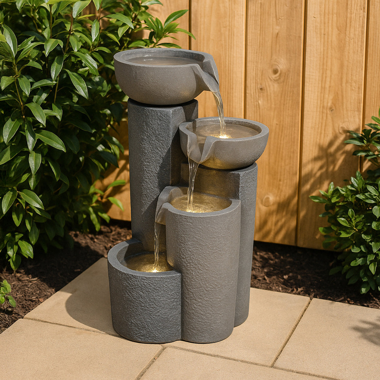 Elektrische Wasseranlage – "Tranquil Tiers"