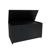 Serafina Rattan Kissenbox 700L - Schwarz