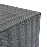 Rattan Kissenbox 700L - Grau