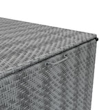 Rattan Kissenbox 996L - Grau