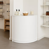 Eckiger Ladentresen CM60 – Weiß