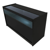 B1500 LED-Ladentheke – Schwarz