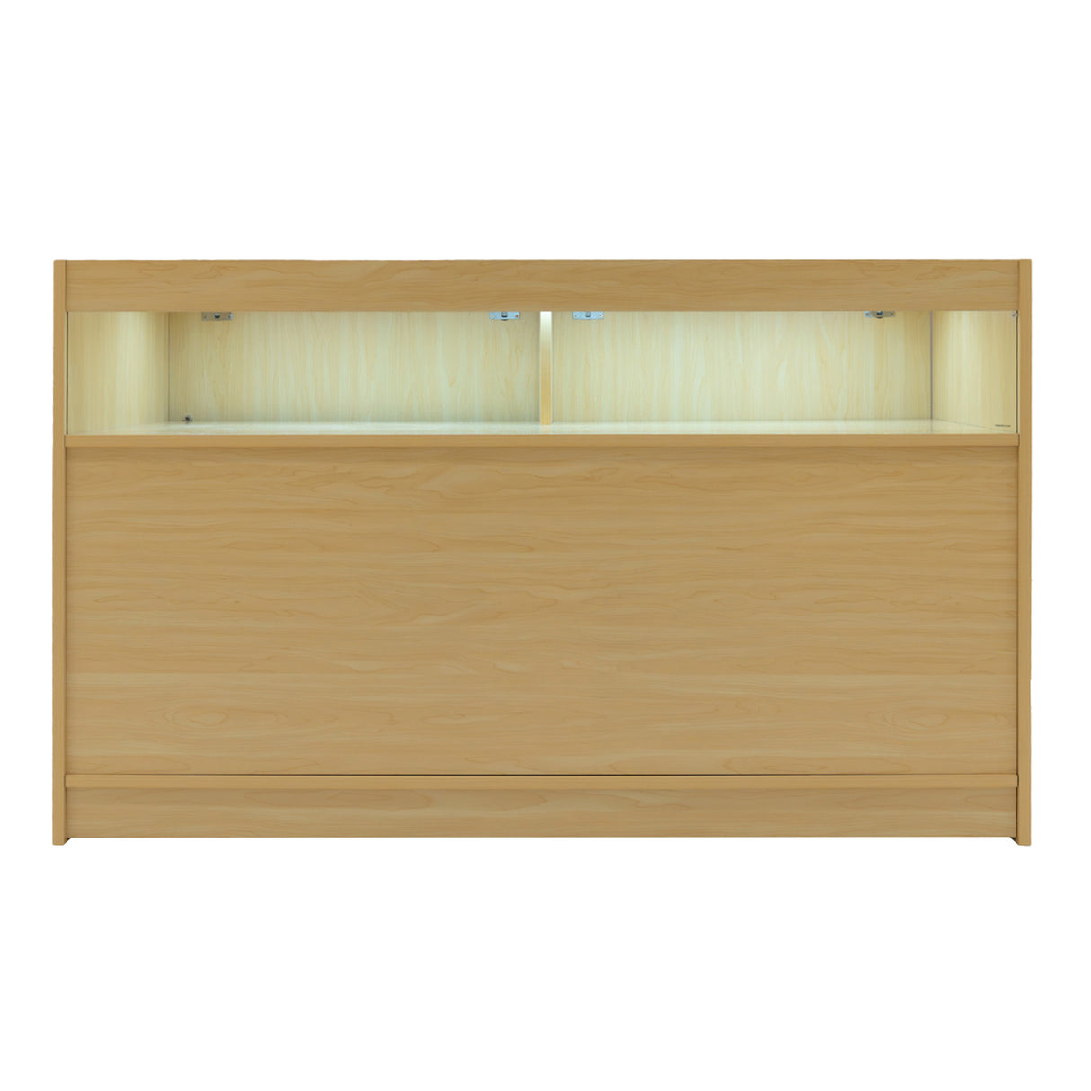 B1500 LED-Ladentheke – Ahorn
