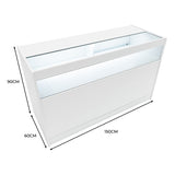 B1500 LED-Ladentheke – Weiß