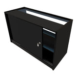 C1500 LED-Ladentheke – Schwarz