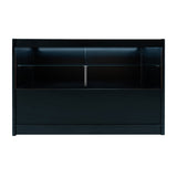 C1500 LED-Ladentheke – Schwarz