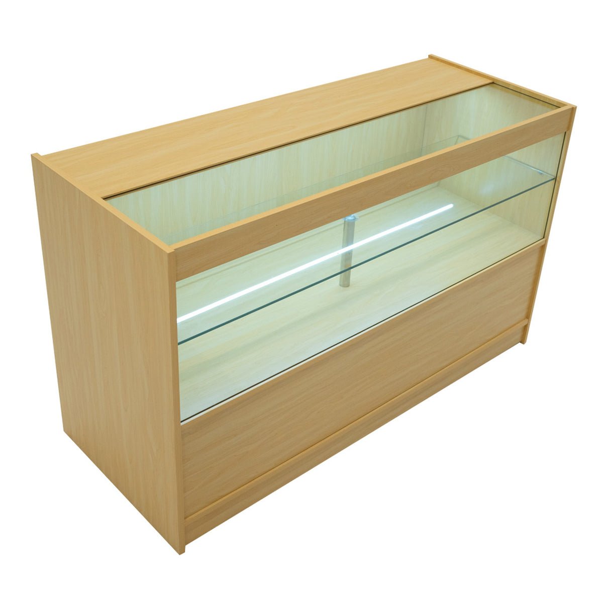 C1500 LED-Ladentheke – Ahorn