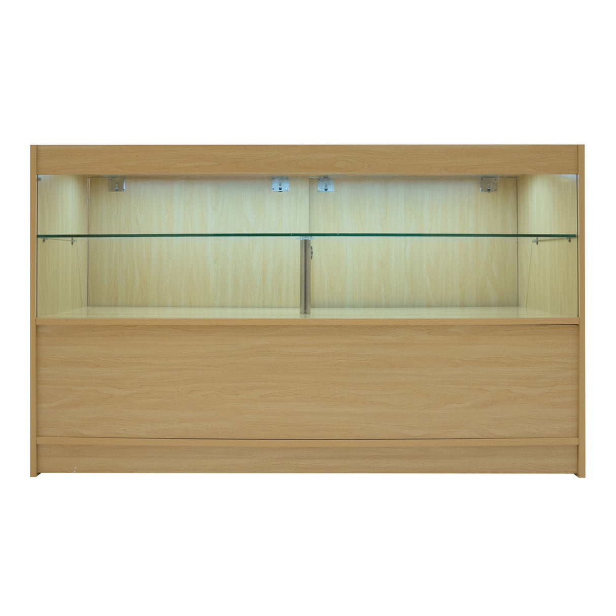 C1500 LED-Ladentheke – Ahorn