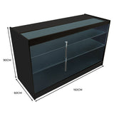K1500 LED-Ladentheke – Schwarz