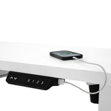 Elektrischer Stehschreibtisch mit Schublade – 120 cm x 60 cm